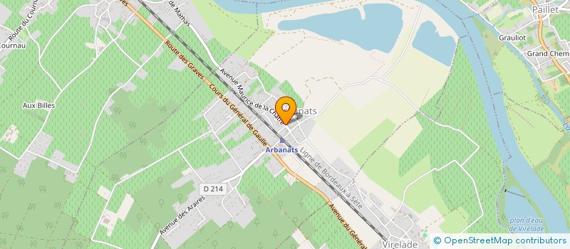 localisation de l'entreprise CONSTRUCTION MAISON BOIS  ARBANATS