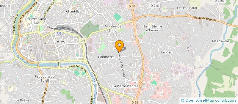 localisation de l'entreprise CONSTRUCTION MAISON TRADITIONNELLE à ALES