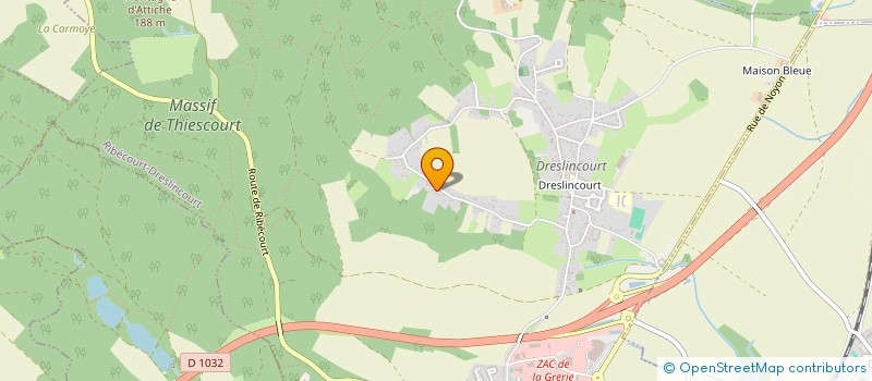 localisation de l'entreprise CONSTRUCTION MAISONS CASALINHO  RIBECOURT DRESLINCOURT