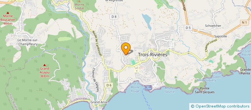 localisation de l'entreprise CONSTRUCTION MAISONS GUADELOUPEENNES à TROIS-RIVIERES