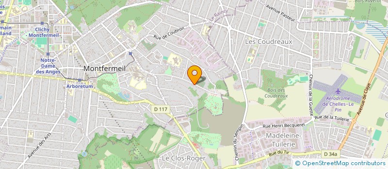 localisation de l'entreprise CONSTRUCTION MANAGEMENT ACADEMY  MONTFERMEIL