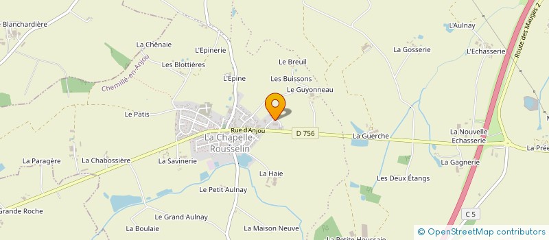 localisation de l'entreprise CONSTRUCTION MECANIQUE DE L'OUEST  CHEMILLE-EN-ANJOU