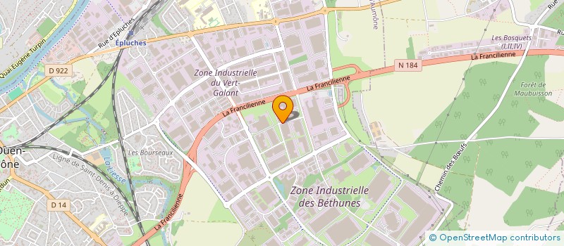 localisation de l'entreprise CONSTRUCTION MECANIQUE DE PRECISION  SAINT-OUEN-L'AUMONE