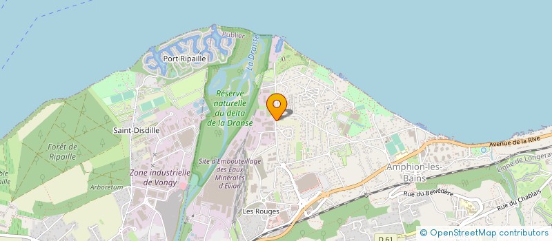 localisation de l'entreprise CONSTRUCTION MECANIQUE DU CHABLAIS  PUBLIER