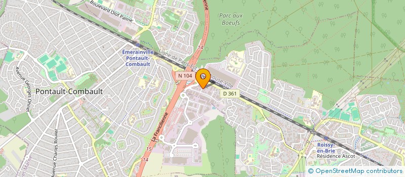 localisation de l'entreprise CONSTRUCTION MENUISERIE INSTALLATION  ROISSY-EN-BRIE