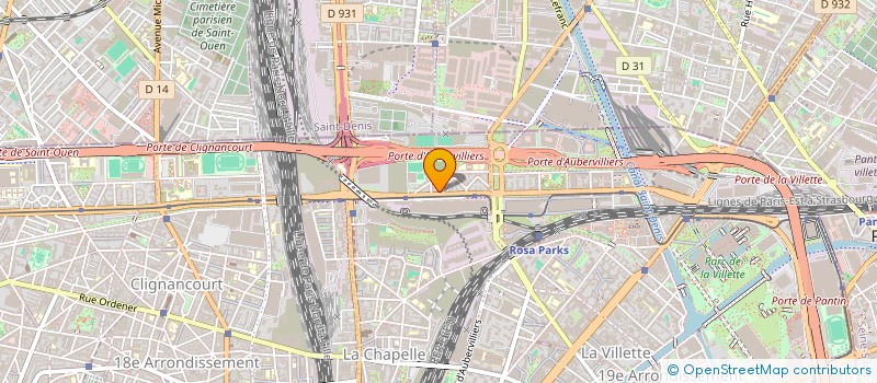 localisation de l'entreprise CONSTRUCTION METAL  PARIS