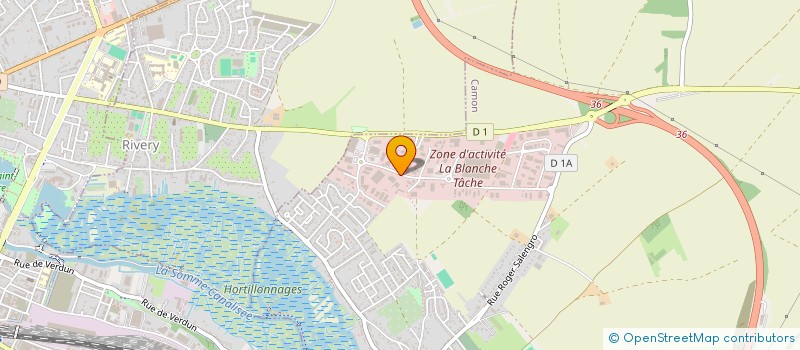 localisation de l'entreprise CONSTRUCTION METALLIQUE DE PICARDIE à CAMON