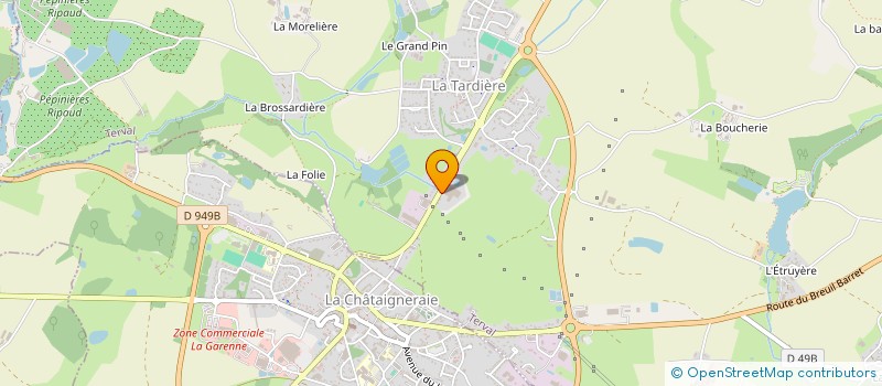 localisation de l'entreprise CONSTRUCTION METALLIQUE DU BOCAGE à TERVAL