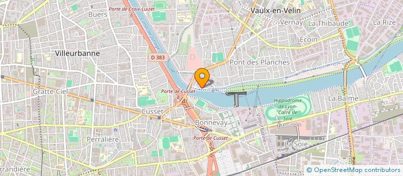 localisation de l'entreprise CONSTRUCTION METALLIQUE ET SECURITE à VILLEURBANNE