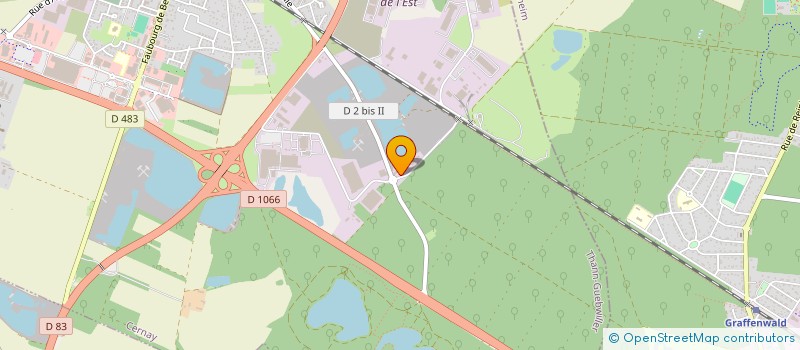 localisation de l'entreprise CONSTRUCTION METALLIQUE HIGELIN  CERNAY