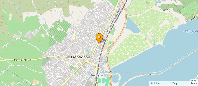 localisation de l'entreprise CONSTRUCTION METALLIQUE MEDITERRANEENNES à FRONTIGNAN