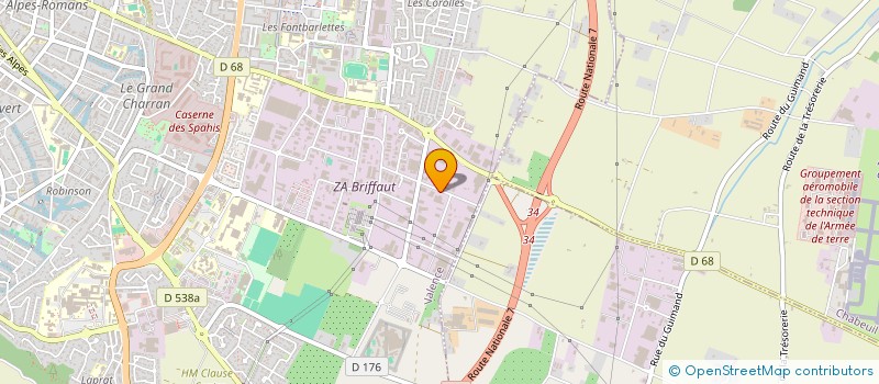 localisation de l'entreprise CONSTRUCTION METALLIQUE VALENCE  VALENCE