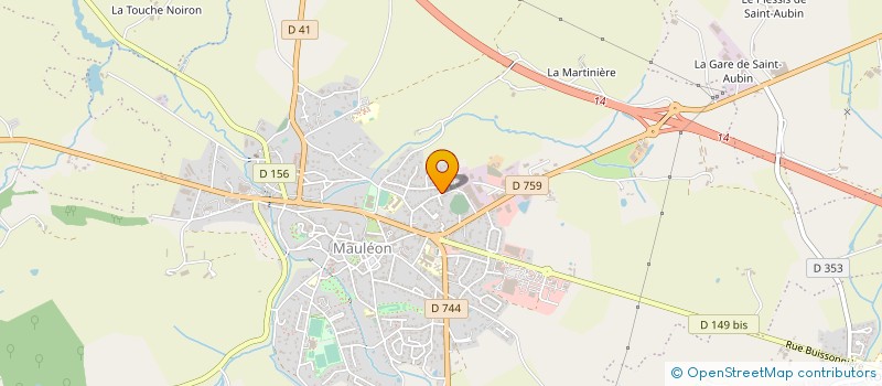 localisation de l'entreprise CONSTRUCTION MILLET BOIS  MAULEON