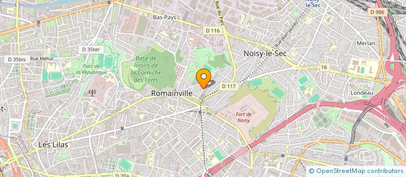 localisation de l'entreprise CONSTRUCTION MODERNE APPLIQUEE à ROMAINVILLE