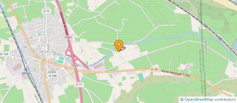 localisation de l'entreprise CONSTRUCTION MODERNE INTERNATIONAL  SENAS