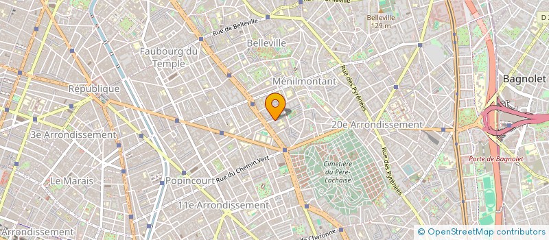 localisation de l'entreprise CONSTRUCTION MODERNE PARISIENNE  PARIS