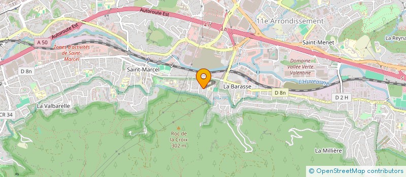 localisation de l'entreprise CONSTRUCTION MODERNE PROVENCALE à MARSEILLE