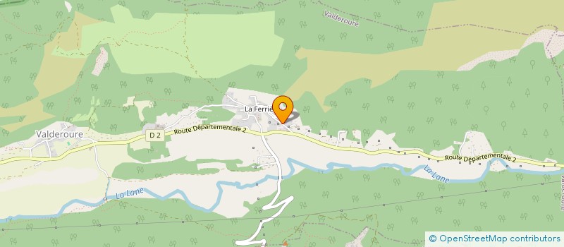 localisation de l'entreprise CONSTRUCTION MP  VALDEROURE