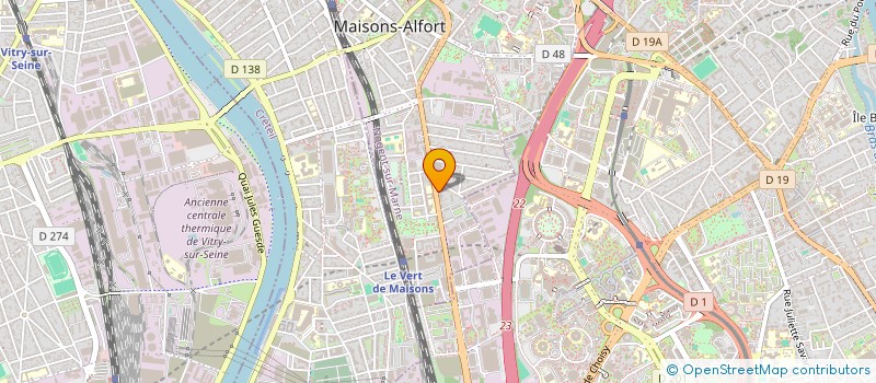 localisation de l'entreprise CONSTRUCTION NEVOA  THIAIS