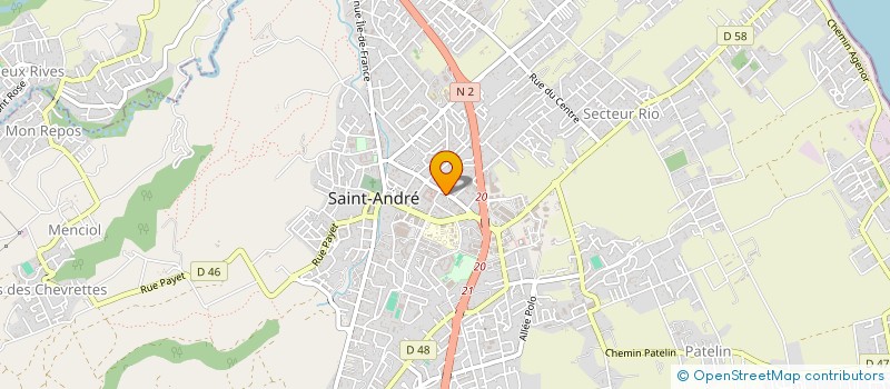localisation de l'entreprise CONSTRUCTION PEI OI à SAINT-ANDRE