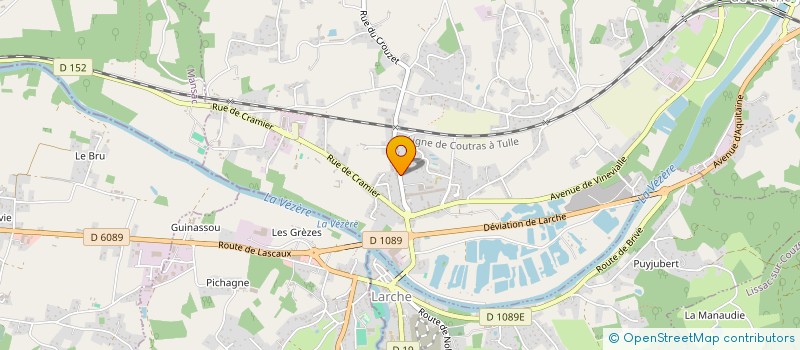 localisation de l'entreprise CONSTRUCTION PLACEMENT IMMOBILIER  LARCHE