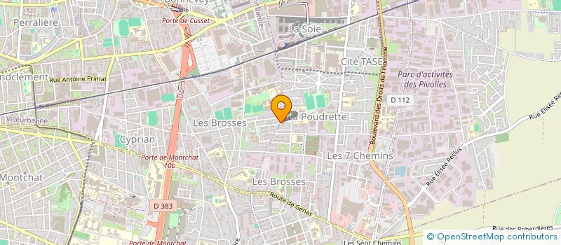 localisation de l'entreprise CONSTRUCTION POSE MENUISERIE ALUMINIUM  VAULX-EN-VELIN