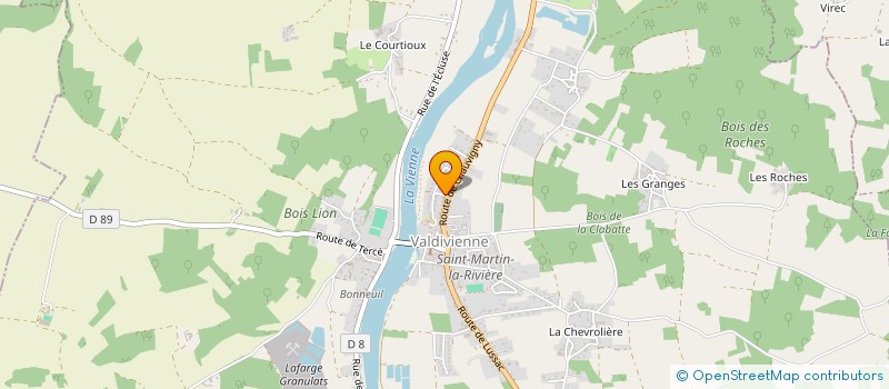 localisation de l'entreprise CONSTRUCTION POUR TOUS  VALDIVIENNE