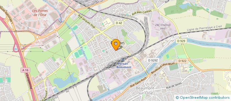 localisation de l'entreprise CONSTRUCTION & PROMOTION IMMOBILIERE LEFORT  PERSAN