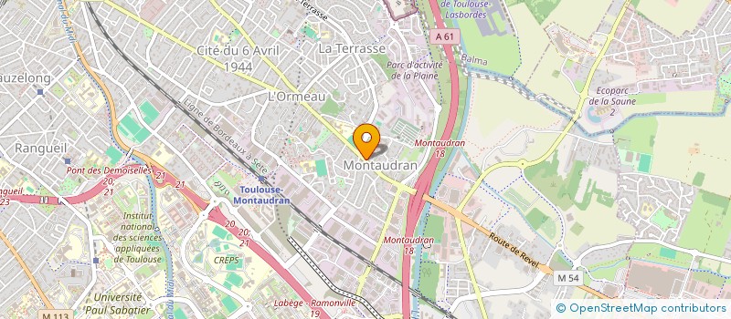 localisation de l'entreprise CONSTRUCTION PROMOTION MOUNIER à TOULOUSE