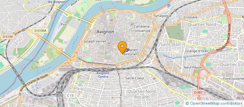 localisation de l'entreprise CONSTRUCTION PYRAMIDE  AVIGNON