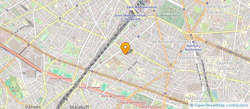 localisation de l'entreprise CONSTRUCTION REABILITATION BATIMENT à PARIS