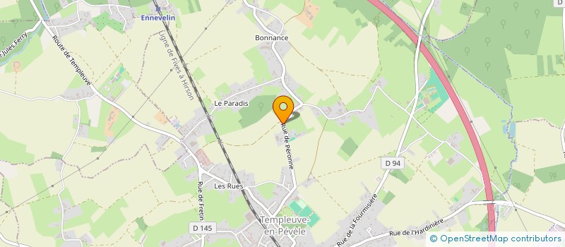 localisation de l'entreprise CONSTRUCTION REHABILITATION ET CONSEIL EN BATIMENT  TEMPLEUVE EN PEVELE