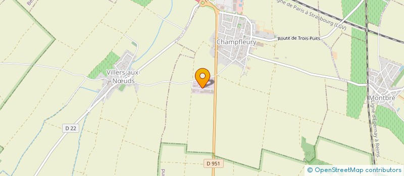 localisation de l'entreprise CONSTRUCTION REMOISE DE BATIMENTS  CHAMPFLEURY