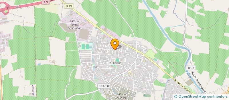 localisation de l'entreprise CONSTRUCTION RENOVATION  SAUVIAN