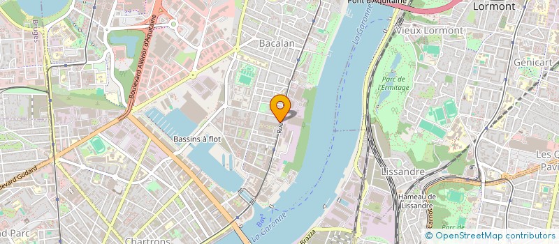 localisation de l'entreprise CONSTRUCTION RENOVATION  BORDEAUX