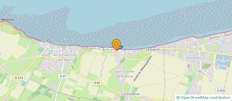 localisation de l'entreprise CONSTRUCTION, RENOVATION, AMENAGEMENT ET LOCATION DE BATIMENT à SAINT-COME-DE-FRESNE