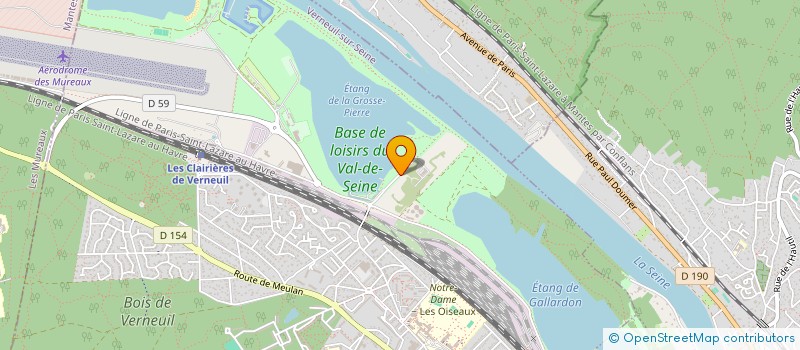 localisation de l'entreprise CONSTRUCTION RENOVATION BATIMENT  VERNEUIL-SUR-SEINE