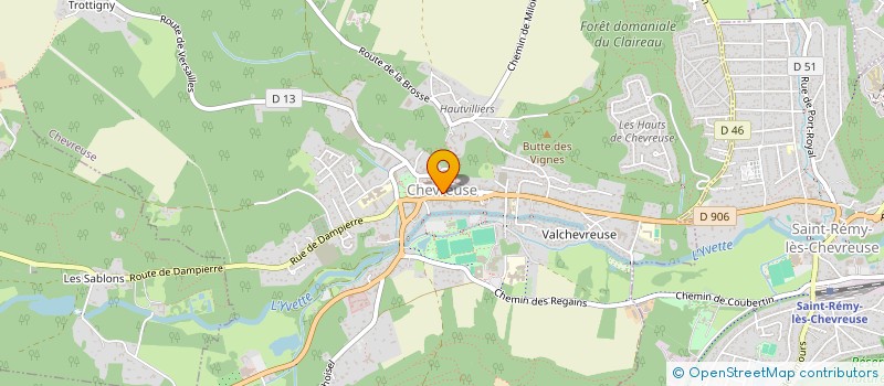 localisation de l'entreprise CONSTRUCTION RENOVATION CHEVREUSE C.R.C. à CHEVREUSE