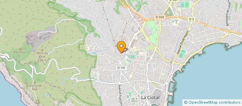 localisation de l'entreprise CONSTRUCTION RENOVATION CONCEPT C.R.C SARL  LA CIOTAT