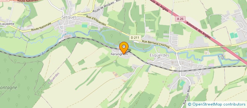 localisation de l'entreprise CONSTRUCTION RENOVATION DE L'AA  ESQUERDES