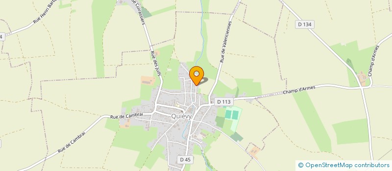 localisation de l'entreprise CONSTRUCTION RENOVATION DU CAMBRESIS  QUIEVY