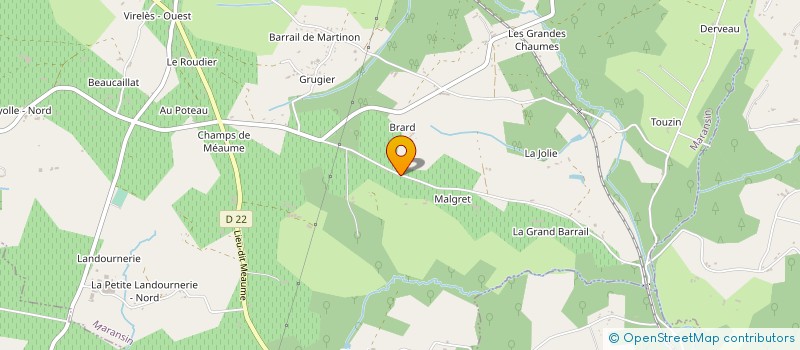 localisation de l'entreprise CONSTRUCTION RENOVATION GENERAL BATIMAT  MARANSIN