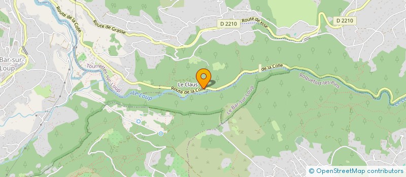 localisation de l'entreprise CONSTRUCTION RENOVATION GENERALE  TOURRETTES-SUR-LOUP