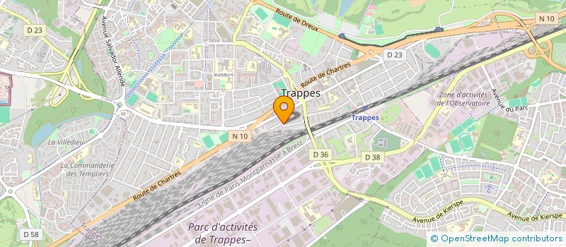 localisation de l'entreprise CONSTRUCTION RENOVATION HABITAT  TRAPPES