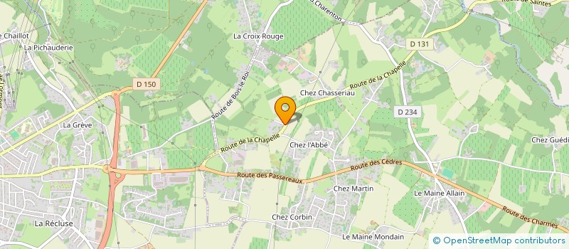 localisation de l'entreprise CONSTRUCTION RENOVATION MACONNERIE  CHANIERS