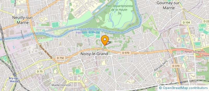 localisation de l'entreprise CONSTRUCTION RENOVATION MODERNE  NOISY-LE-GRAND