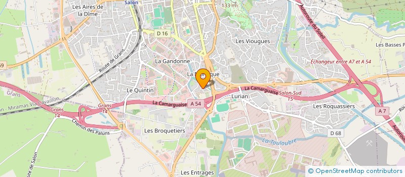 localisation de l'entreprise CONSTRUCTION RENOVATION SALONAISE  SALON-DE-PROVENCE