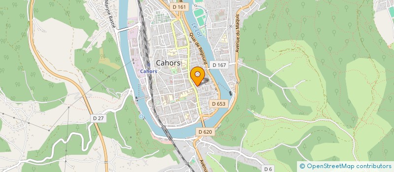 localisation de l'entreprise CONSTRUCTION & RESTAURATION MERIDIONALES à CAHORS