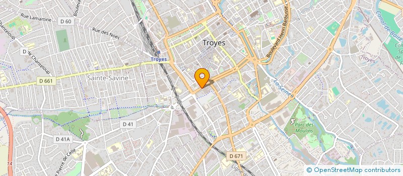 localisation de l'entreprise CONSTRUCTION RETAIL HOUSE  TROYES