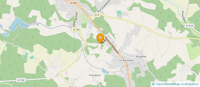 localisation de l'entreprise CONSTRUCTION ROXO ET FILS  GARAT